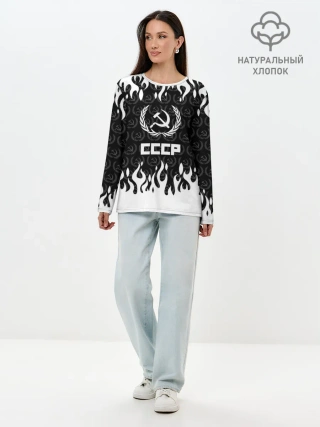 Лонгслив женский. Хлопок / СССР
