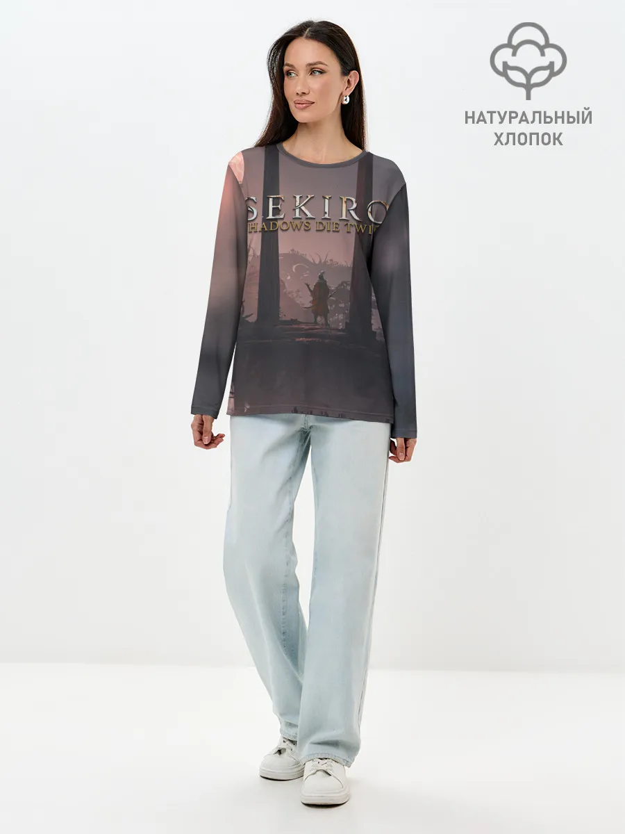 Лонгслив женский. Хлопок / Sekiro: Shadows Die Twice