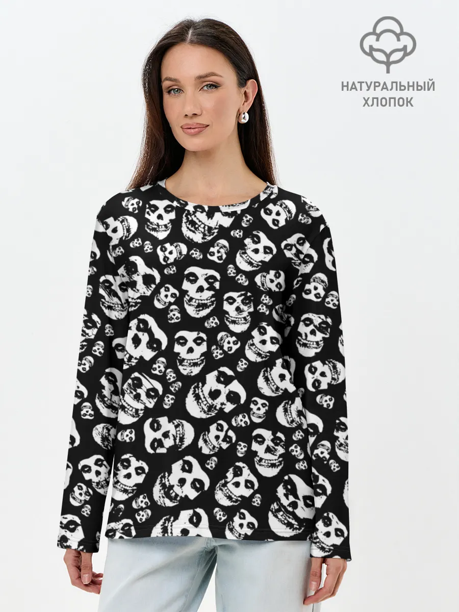 Лонгслив женский. Хлопок / The Misfits