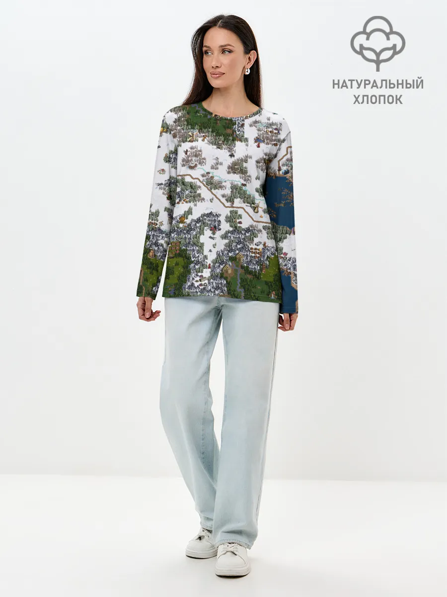 Лонгслив женский. Хлопок / HoMM 3