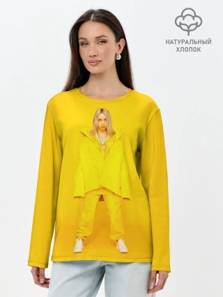 Лонгслив женский. Хлопок / Billie Eilish