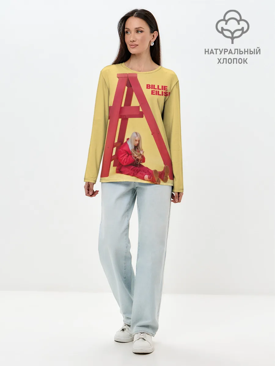 Лонгслив женский. Хлопок / Billie Eilish