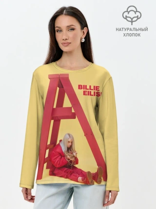 Лонгслив женский. Хлопок / Billie Eilish