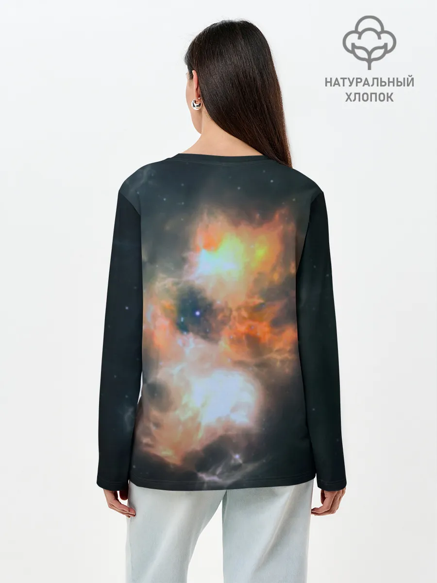 Лонгслив женский. Хлопок / Night Fury