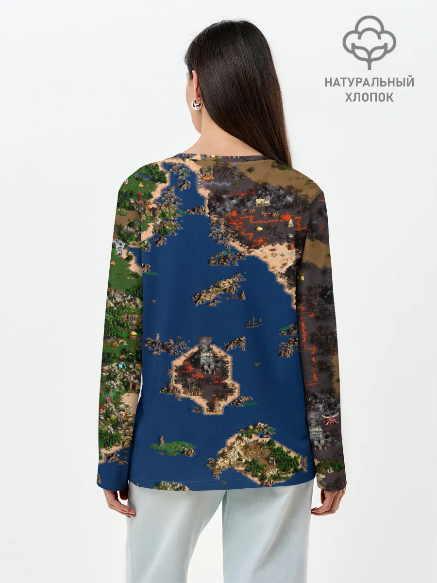 Лонгслив женский. Хлопок / heroes 3 game