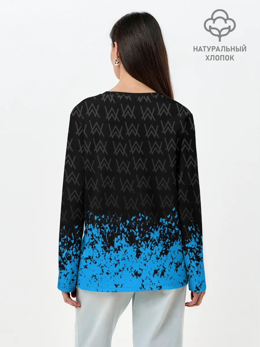 Лонгслив женский. Хлопок / ALAN WALKER