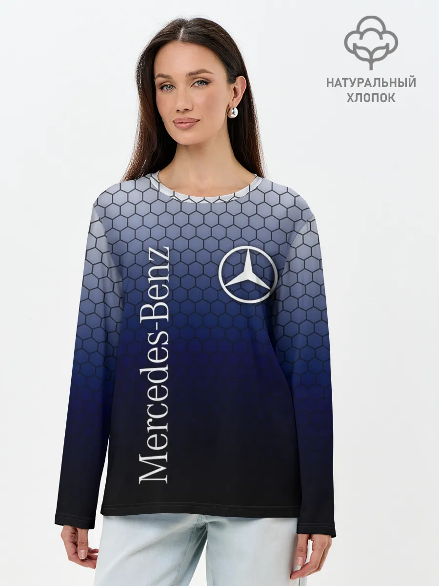 Лонгслив женский. Хлопок / MERCEDES