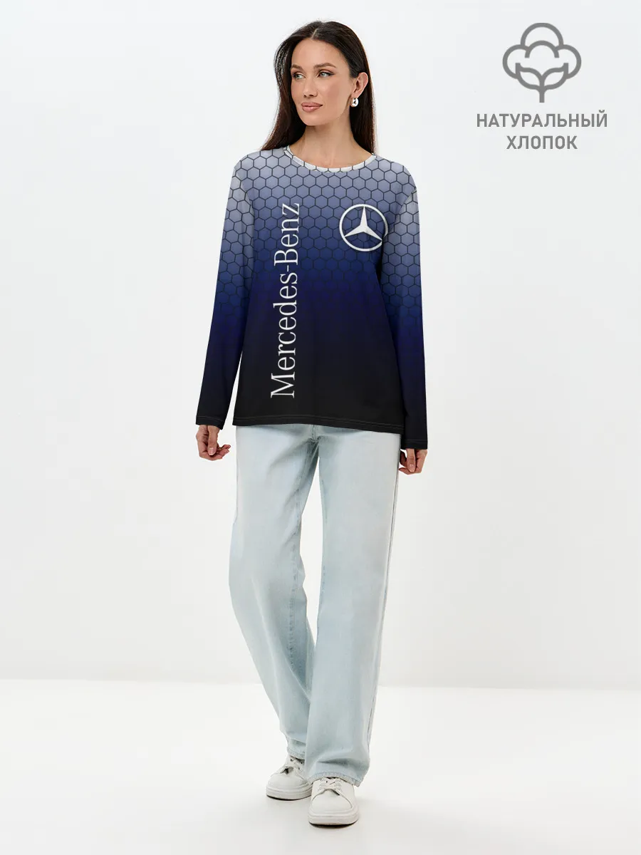 Лонгслив женский. Хлопок / MERCEDES