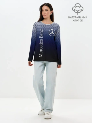 Лонгслив женский. Хлопок / MERCEDES