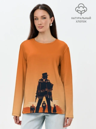 Лонгслив женский. Хлопок / Назад в будущее