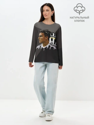 Лонгслив женский. Хлопок / Paulo Dybala