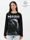 Лонгслив женский. Хлопок / Mass Effect