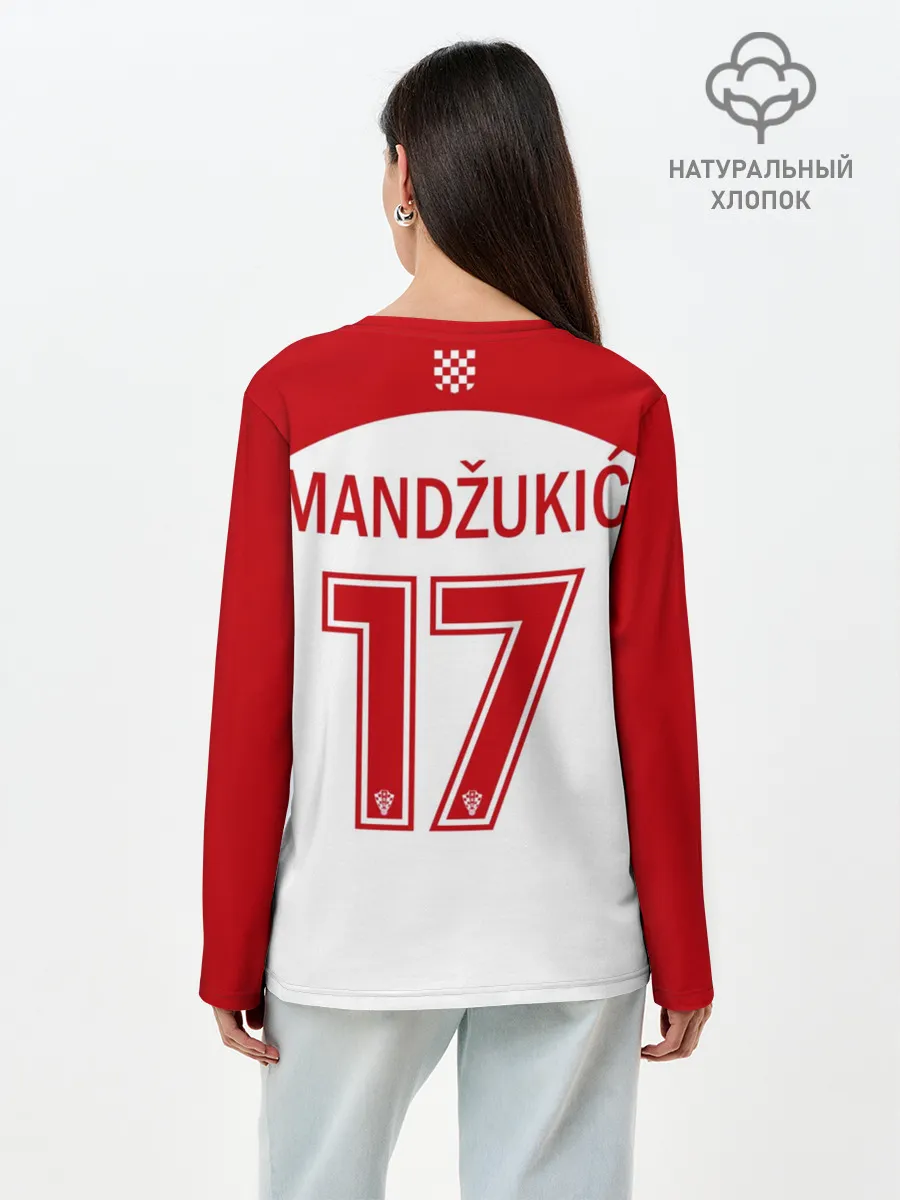 Лонгслив женский. Хлопок / Марио Манджукич