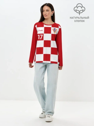 Лонгслив женский. Хлопок / Марио Манджукич