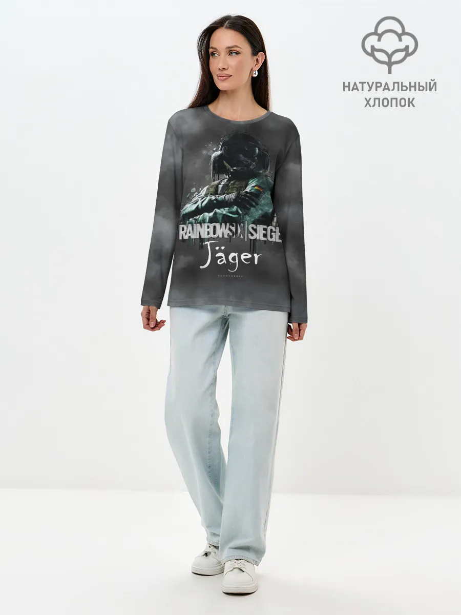 Лонгслив женский. Хлопок / Jager : Rainbow Six