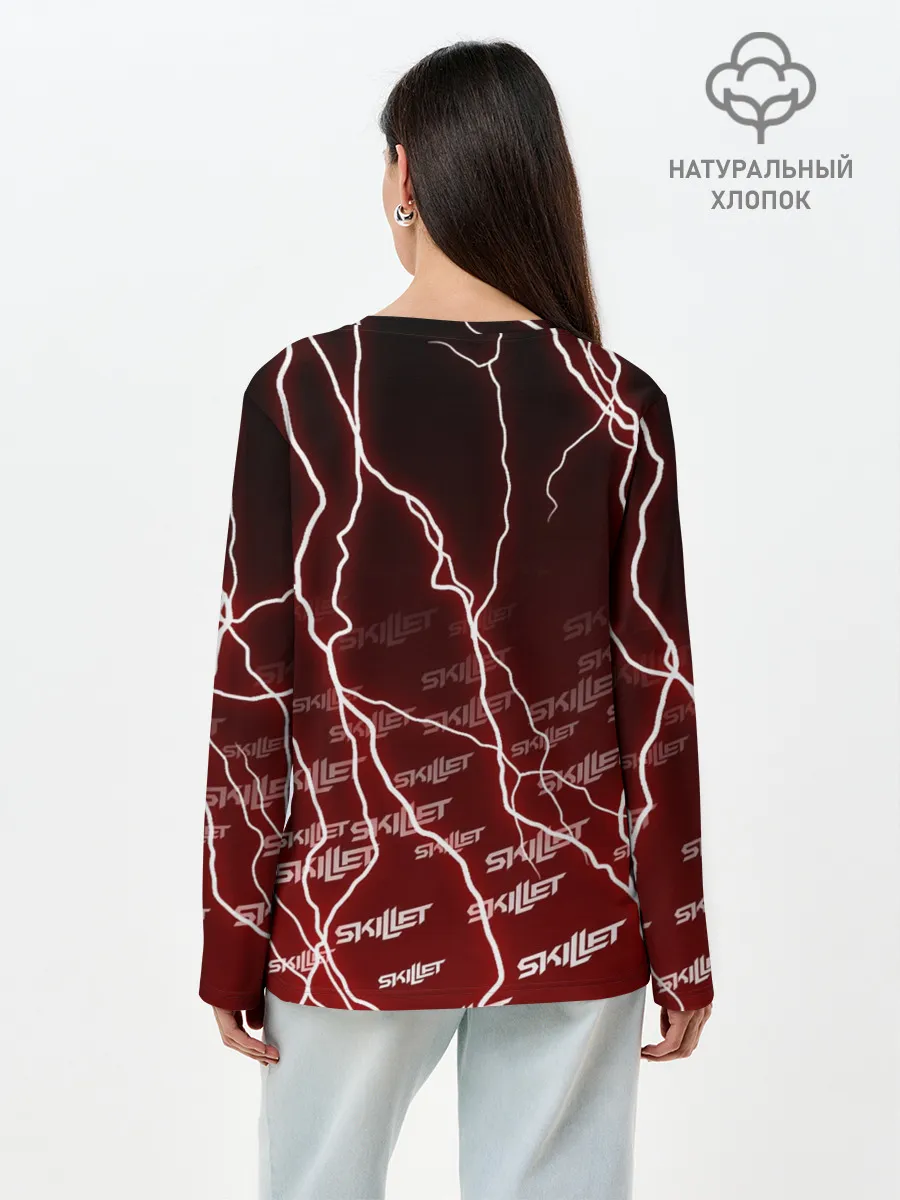 Лонгслив женский. Хлопок / SKILLET