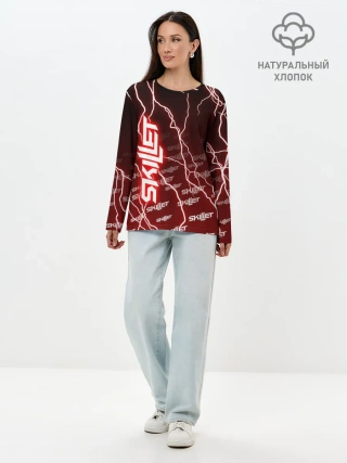 Лонгслив женский. Хлопок / SKILLET