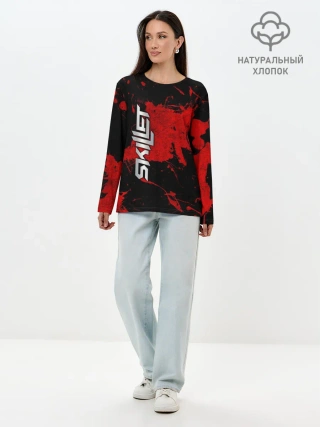 Лонгслив женский. Хлопок / SKILLET