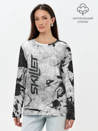 Лонгслив женский. Хлопок / SKILLET