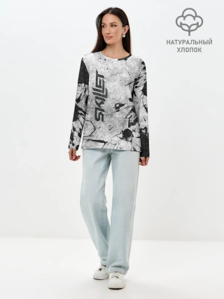 Лонгслив женский. Хлопок / SKILLET