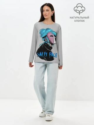 Лонгслив женский. Хлопок / Sally Face