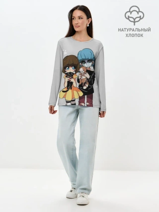 Лонгслив женский. Хлопок / Sally Face