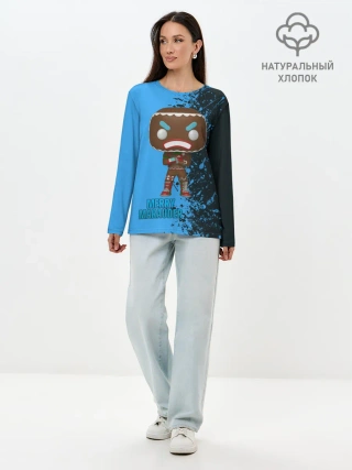 Лонгслив женский. Хлопок / FORTNITE