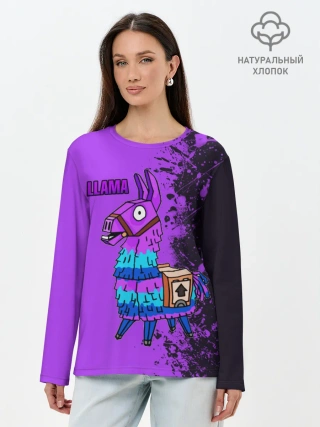 Лонгслив женский. Хлопок / FORTNITE