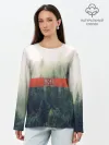 Лонгслив женский. Хлопок / Северный лес