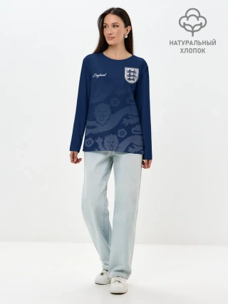 Лонгслив женский. Хлопок / Сборная Англии