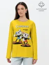 Лонгслив женский. Хлопок / Cuphead
