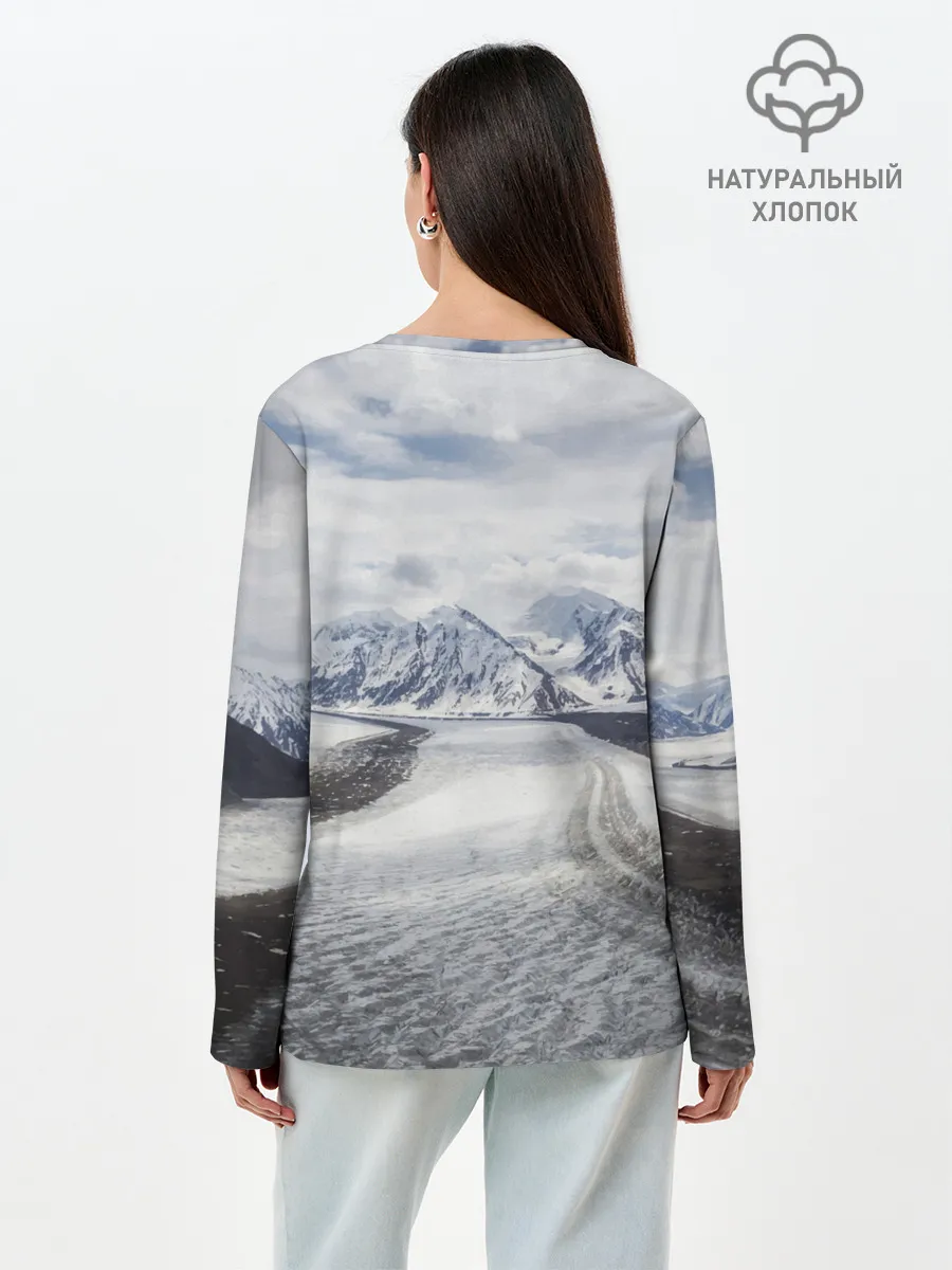 Лонгслив женский. Хлопок / BMW