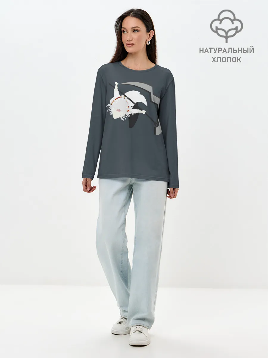 Лонгслив женский. Хлопок / Juuzou Suzuya