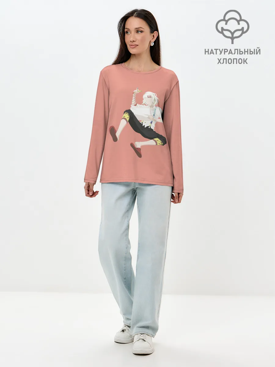 Лонгслив женский. Хлопок / Juuzou Suzuya рисует