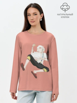 Лонгслив женский. Хлопок / Juuzou Suzuya рисует