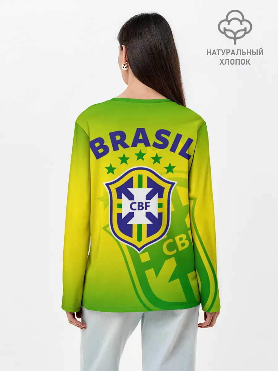 Лонгслив женский. Хлопок / Бразилия