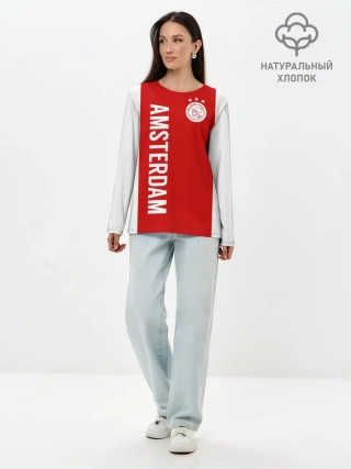 Лонгслив женский. Хлопок / Аякс