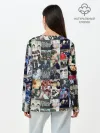 Лонгслив женский. Хлопок / BTS Collage