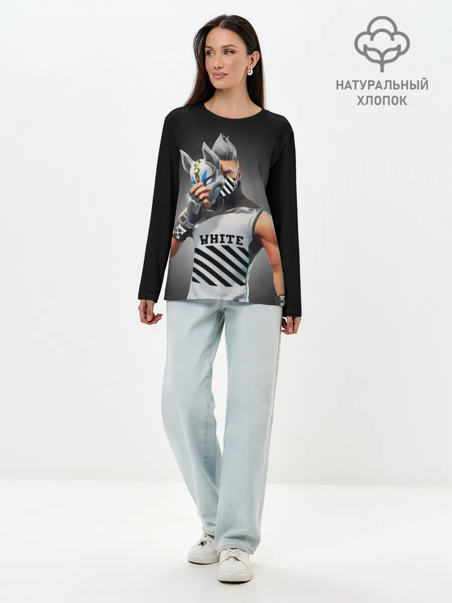 Лонгслив женский. Хлопок / FORTNITE