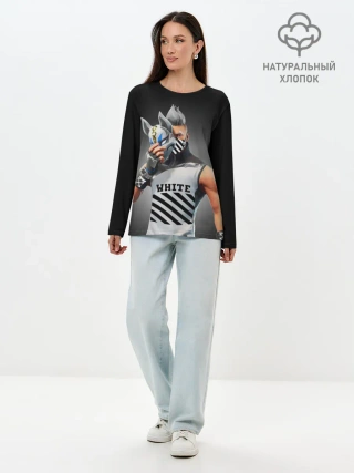 Лонгслив женский. Хлопок / FORTNITE