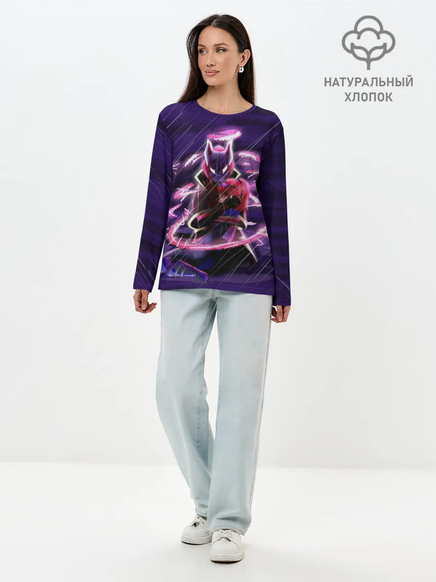 Лонгслив женский. Хлопок / FORTNITE