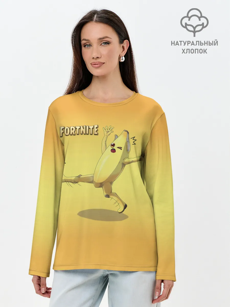 Лонгслив женский. Хлопок / FORTNITE