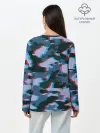 Лонгслив женский. Хлопок / Камуфляж