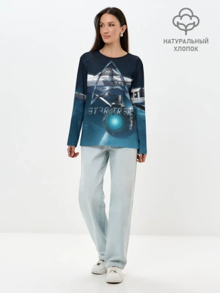 Лонгслив женский. Хлопок / Star Trek