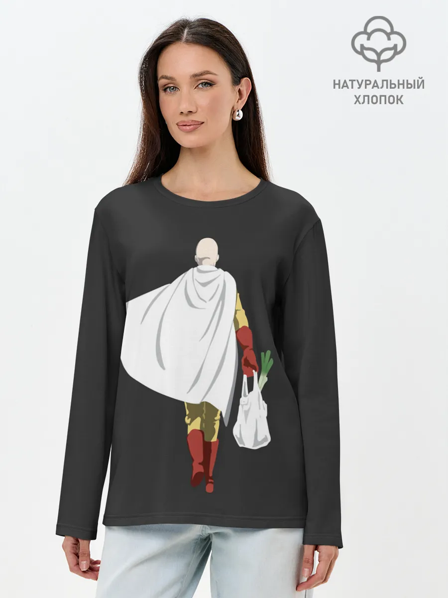 Лонгслив женский. Хлопок / Saitama