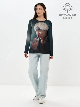 Лонгслив женский. Хлопок / Suga