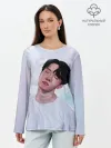 Лонгслив женский. Хлопок / BTS