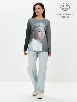 Лонгслив женский. Хлопок / БТС