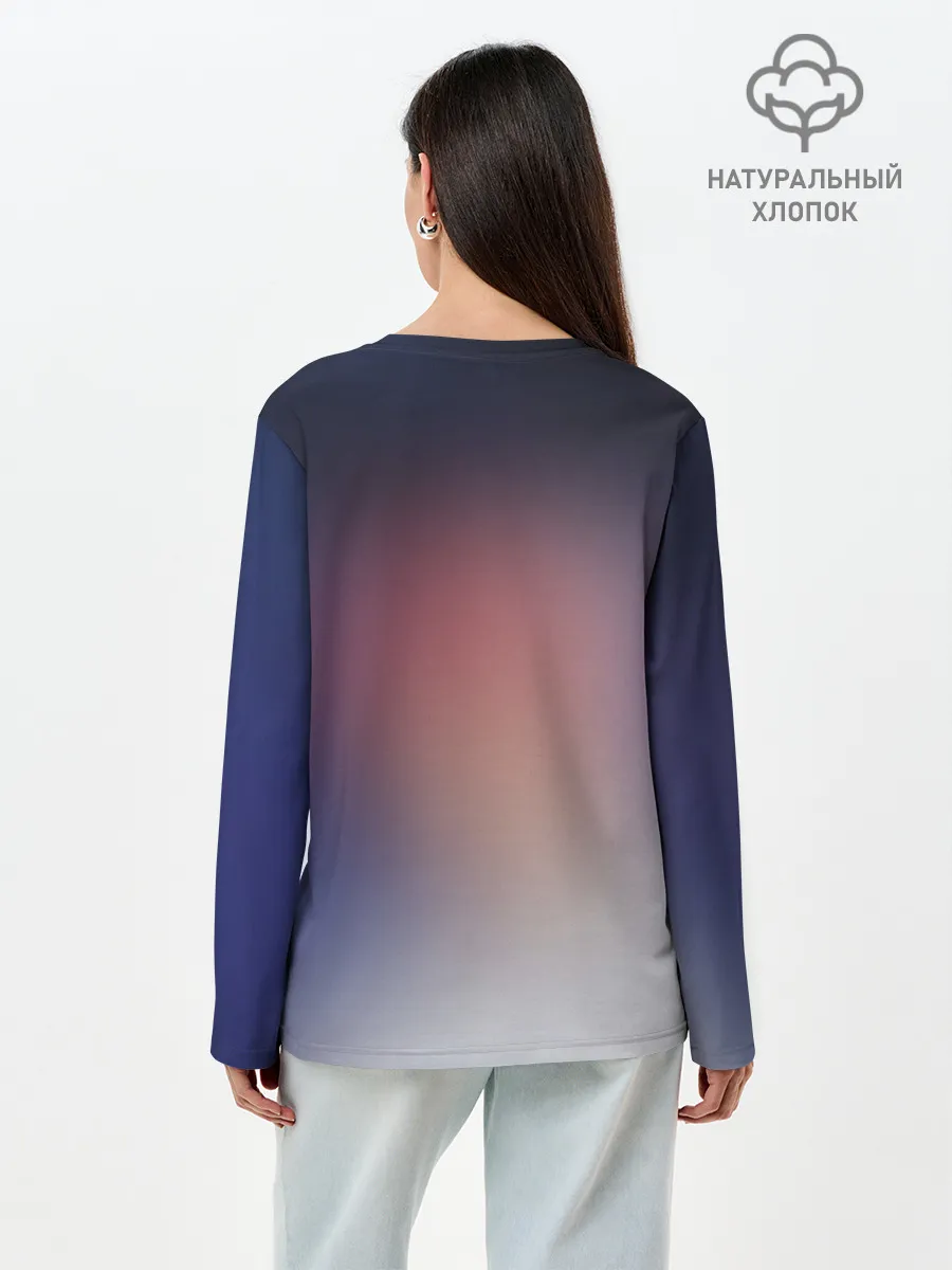 Лонгслив женский. Хлопок / Kiss