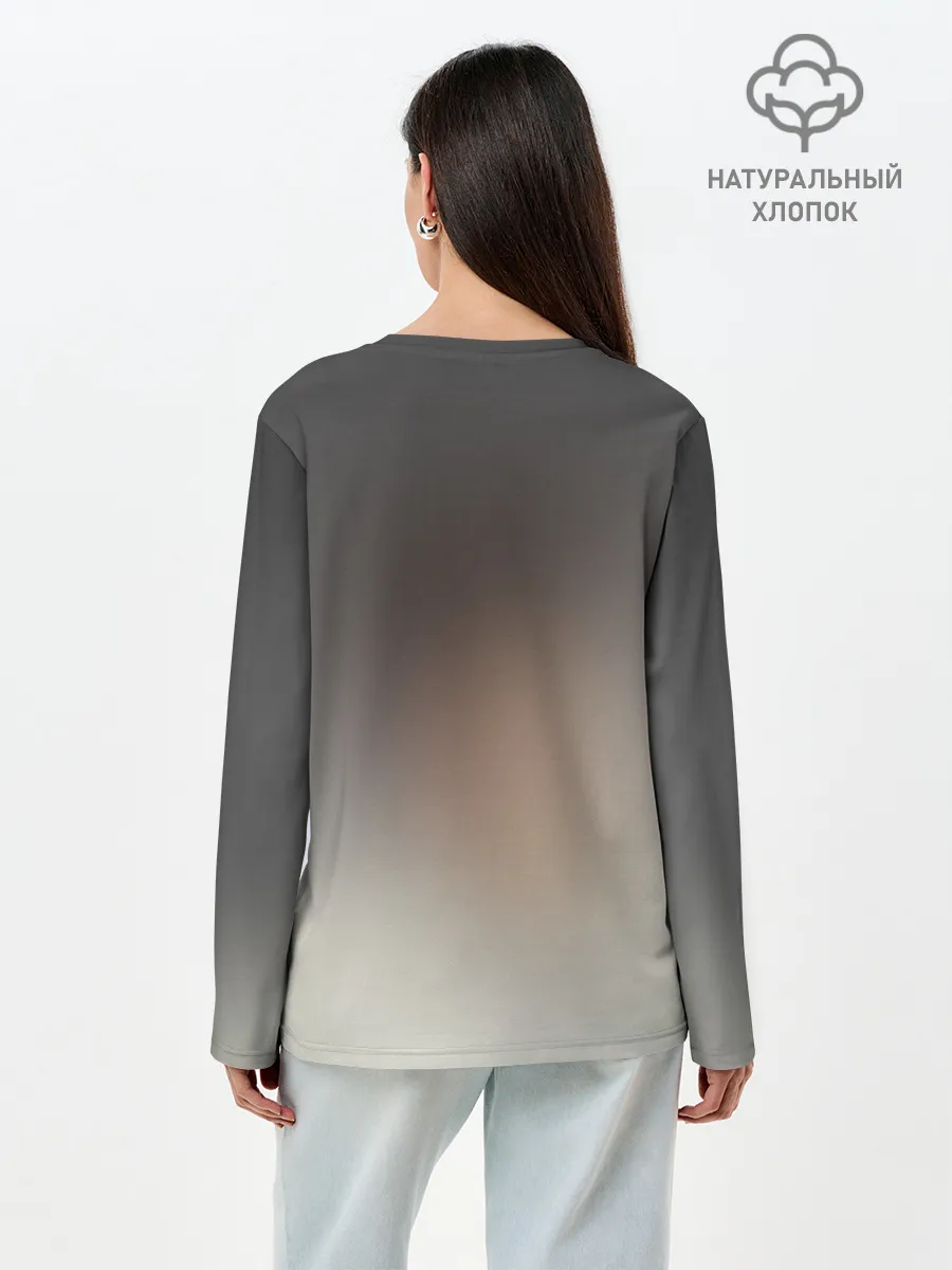 Лонгслив женский. Хлопок / Tie